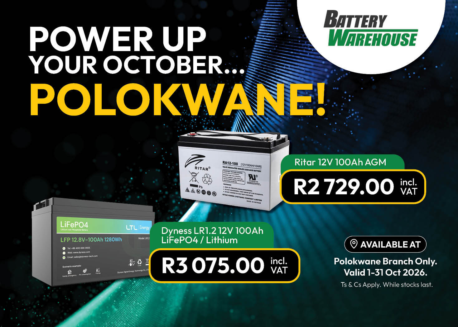 Power up your October, Polokwane