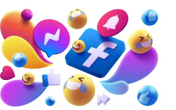 Social Media Icons Collage